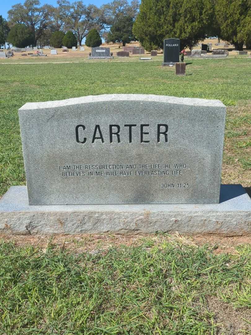 Modena Banks Carter's grave. Photo 3
