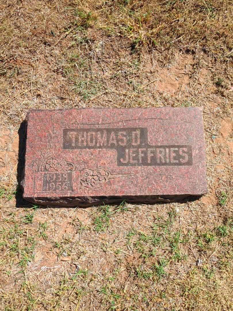 Thomas D. Jeffries's grave. Photo 1
