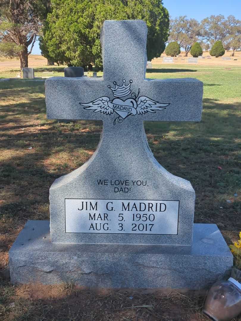 Jim Granado Madrid Senior's grave. Photo 2