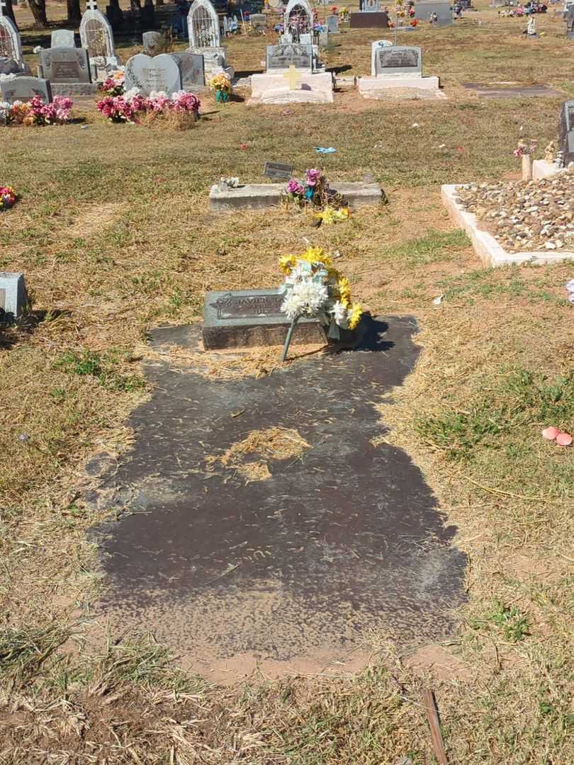 Javier Tarango's grave. Photo 2