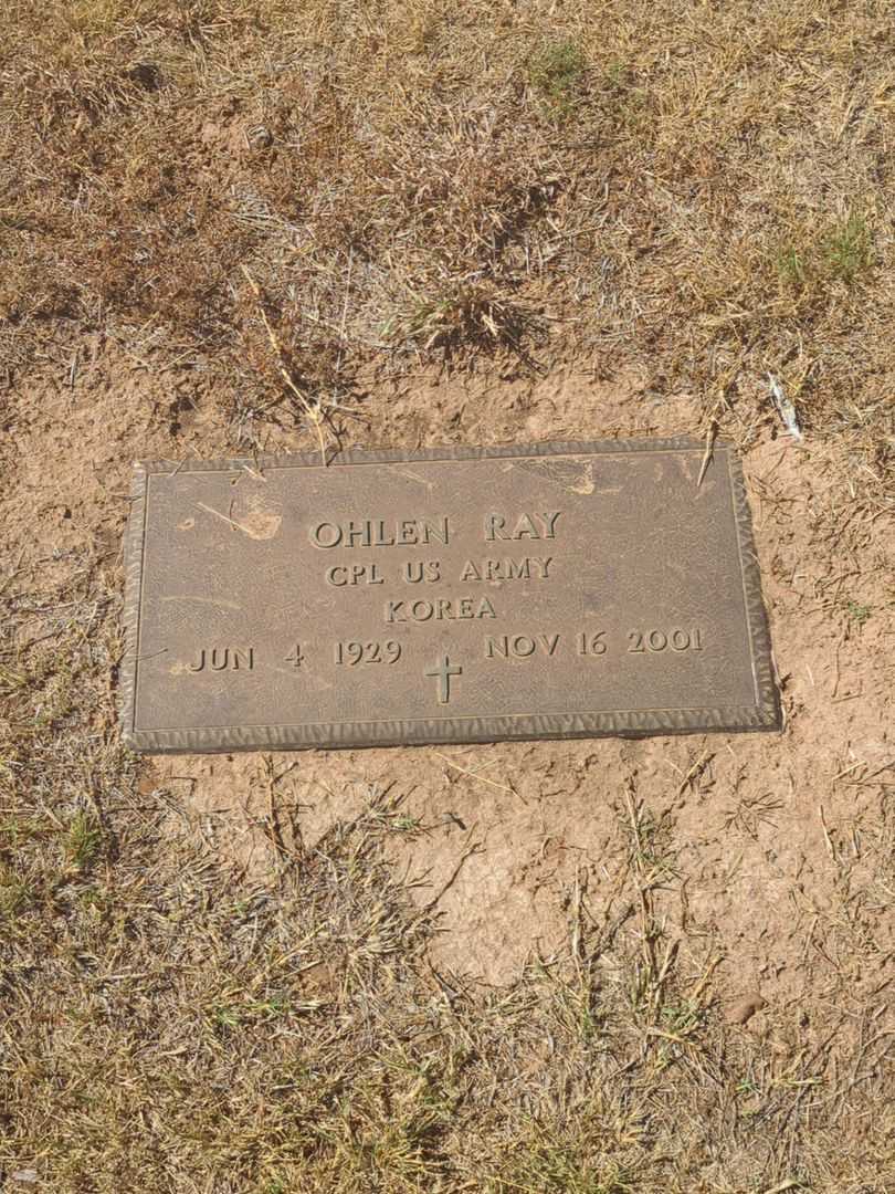 Ohlen Earl Ray's grave. Photo 3