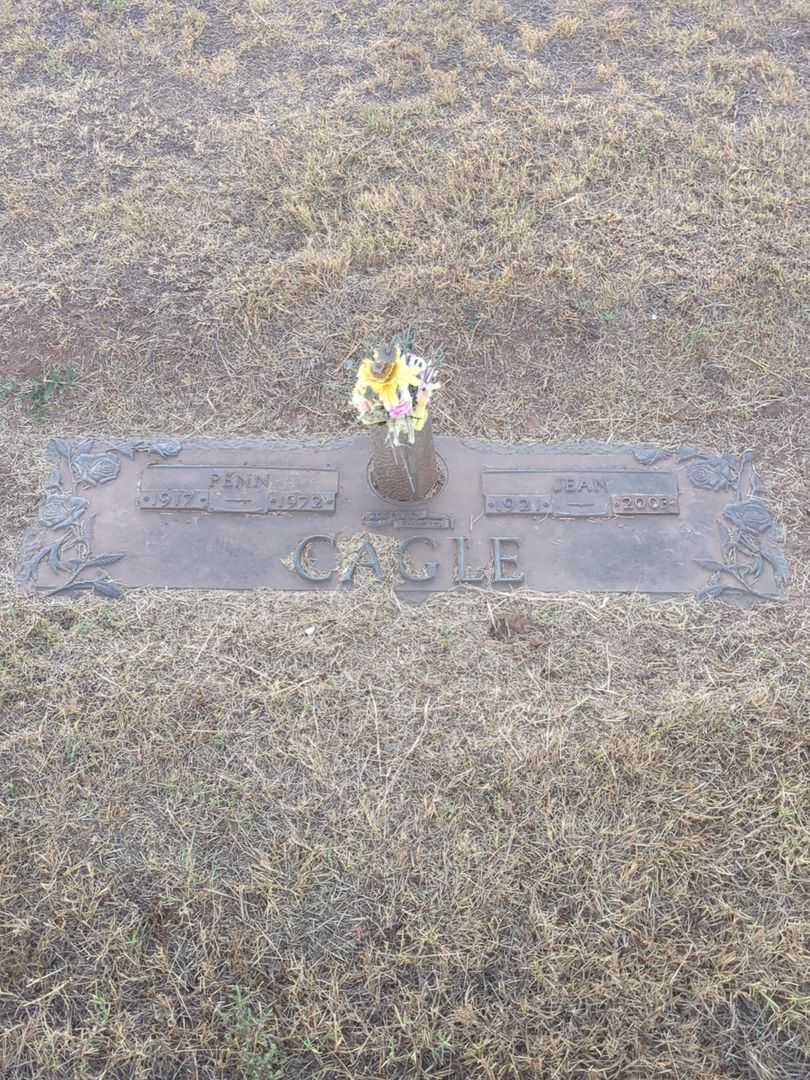 Penn Cagle's grave. Photo 1