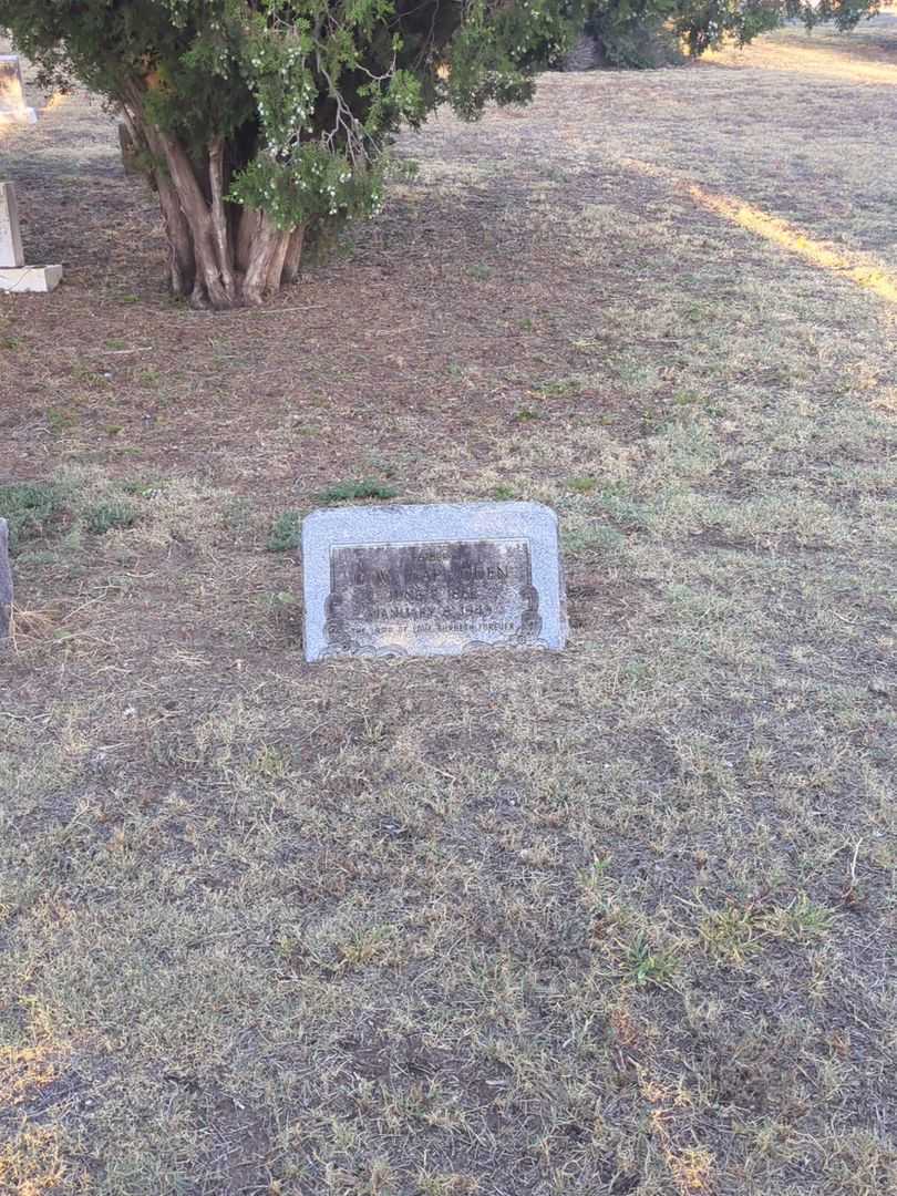 G. W. "Cap" Oden's grave. Photo 1