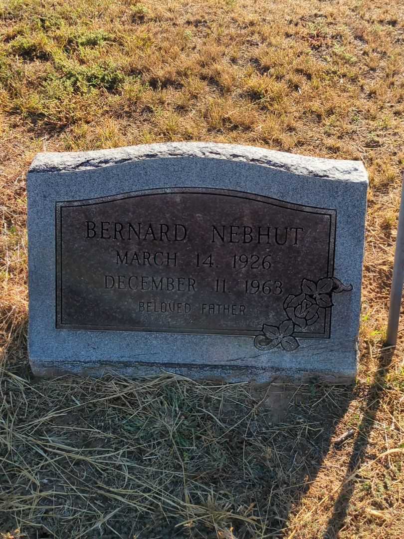 Bernard Nebhut's grave. Photo 1