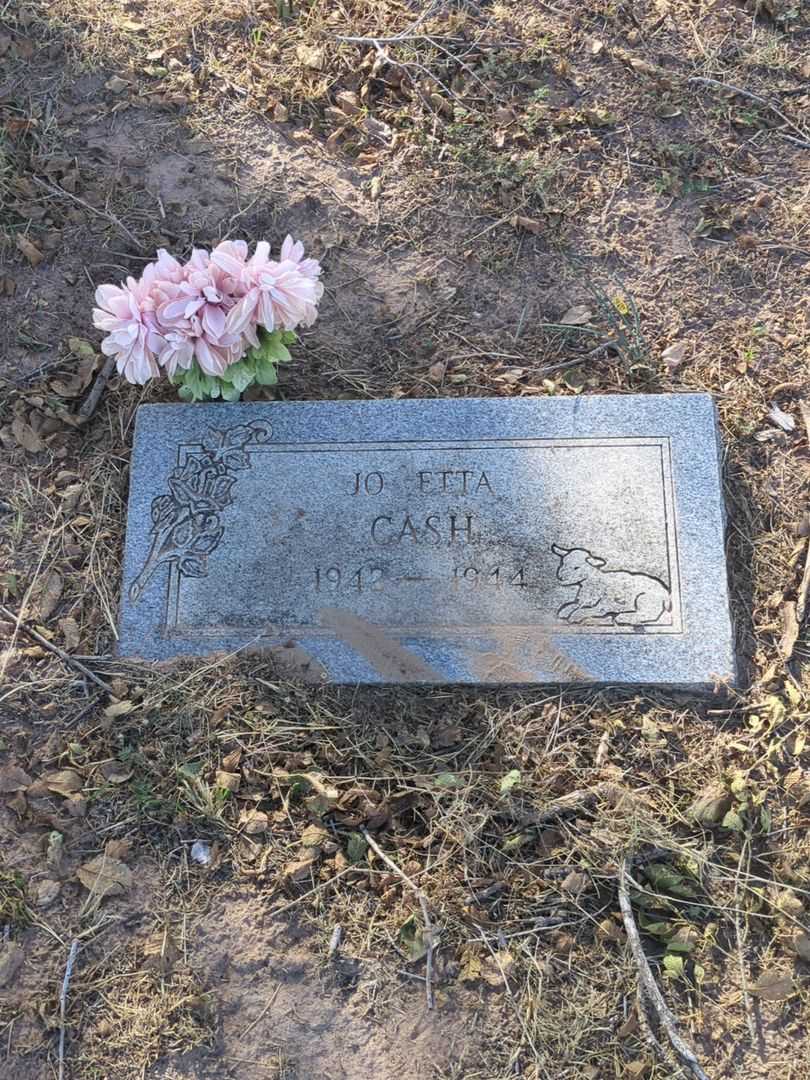 Jo Etta Cash's grave. Photo 2