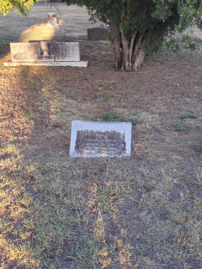 Eunice R. Oden's grave. Photo 1
