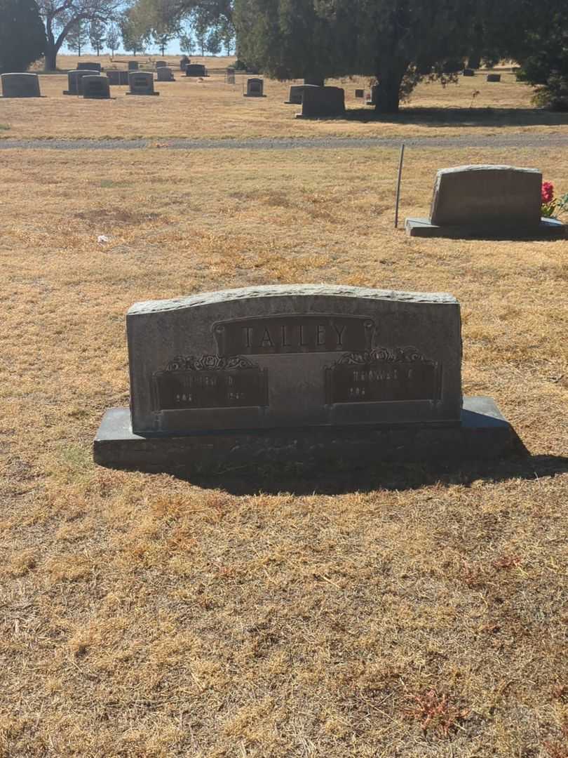 Lilley D. Talley's grave. Photo 1