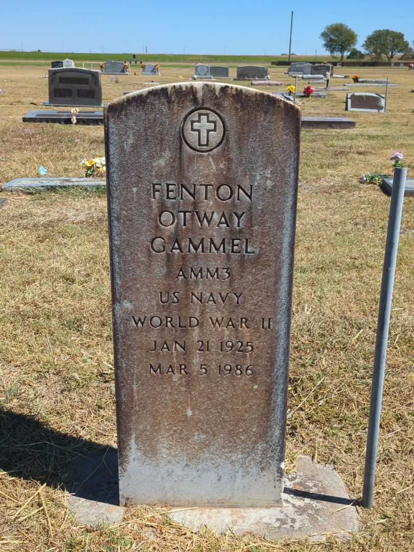 Fenton Otway Gammel's grave. Photo 1