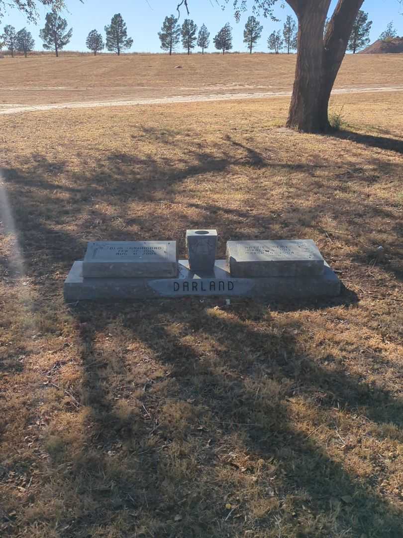 Hattie Catherine Darland's grave. Photo 1