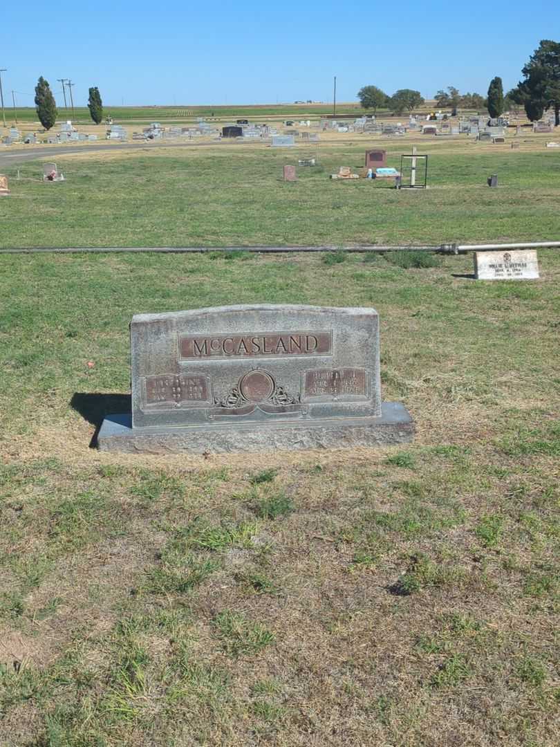 Josephine Dankworth McCasland's grave. Photo 1