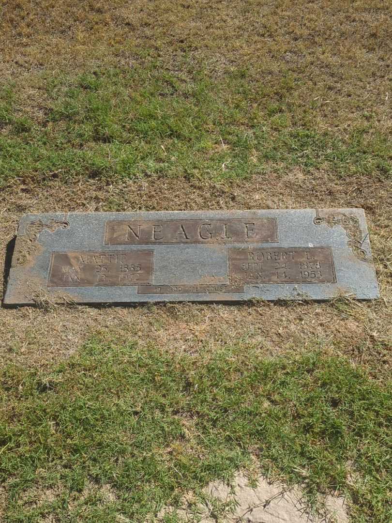 Mattie Neagle's grave. Photo 2