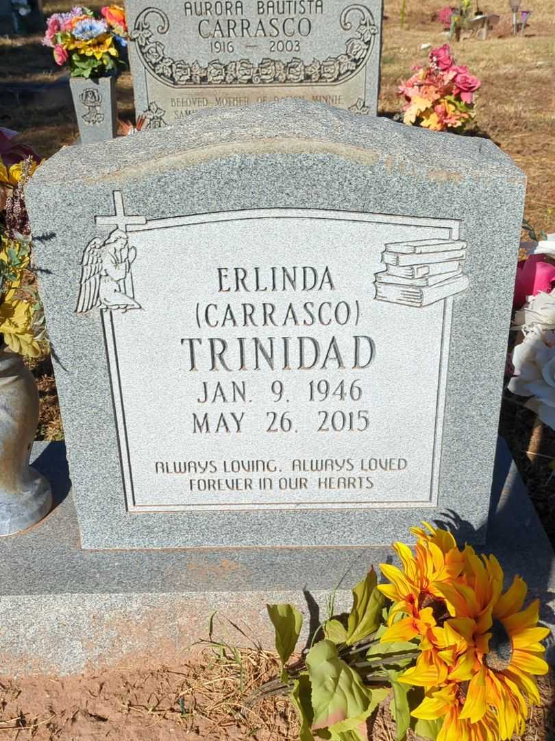 Erlinda Carrasco Trinidad's grave. Photo 1
