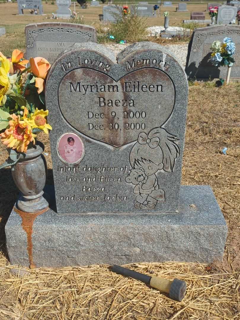 Myriam Eileen Baeza's grave. Photo 2