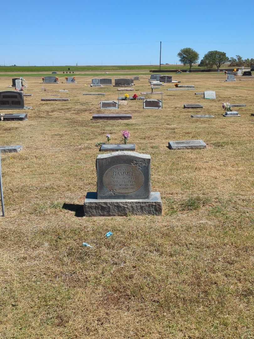 Patsy A. Gammel's grave. Photo 2