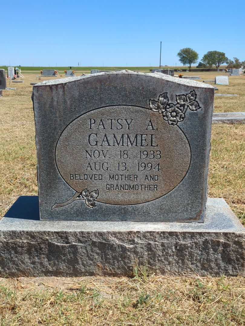 Patsy A. Gammel's grave. Photo 1