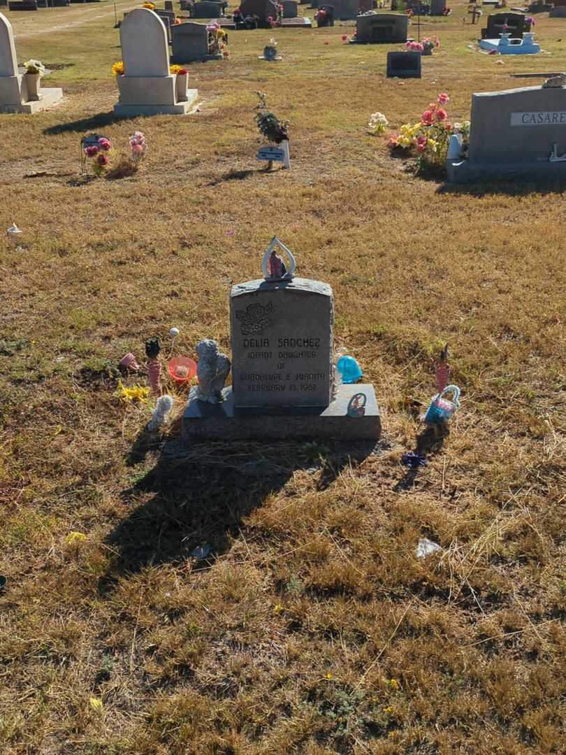 Delia Sanchez's grave. Photo 2