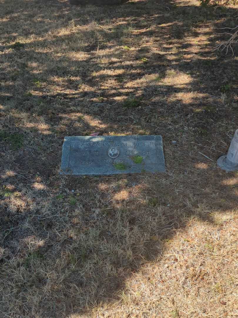 J. S. "Sparky" Wallace Second's grave. Photo 1