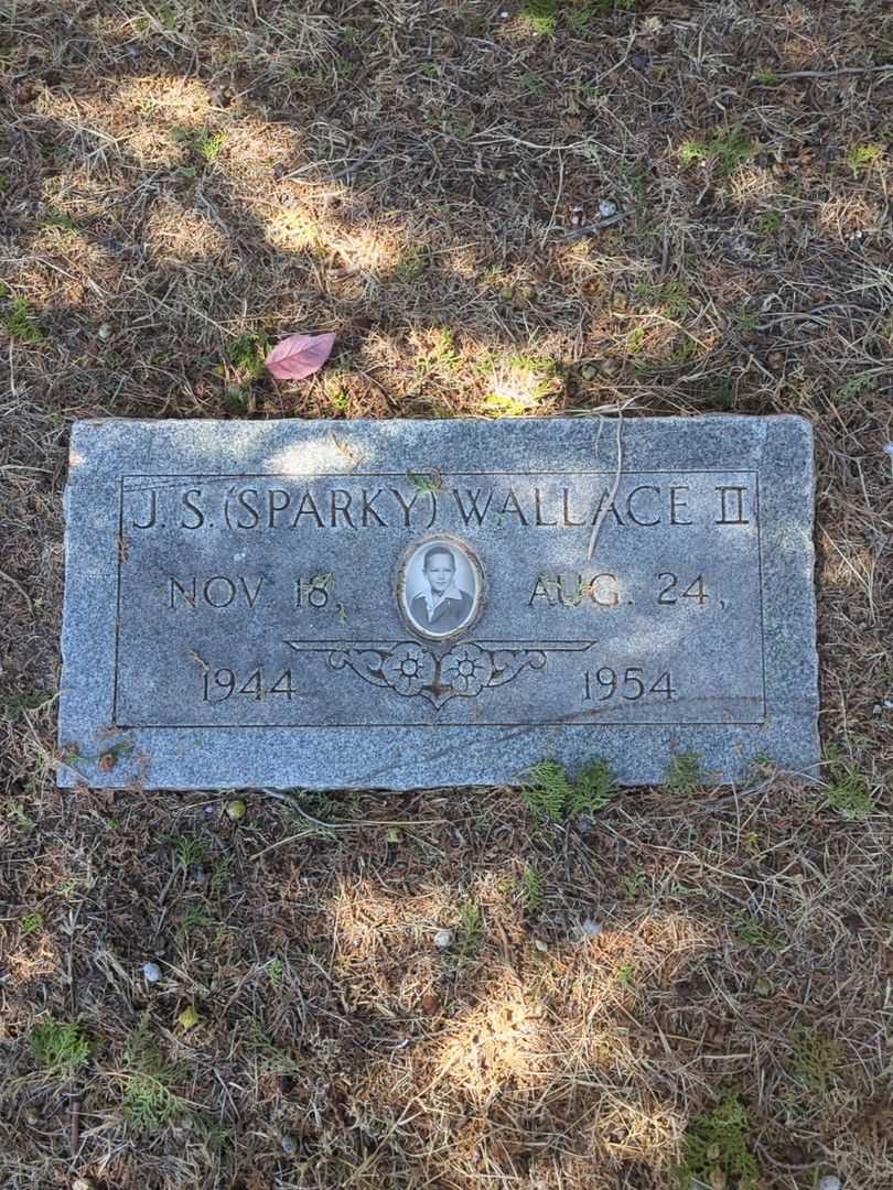 J. S. "Sparky" Wallace Second's grave. Photo 2