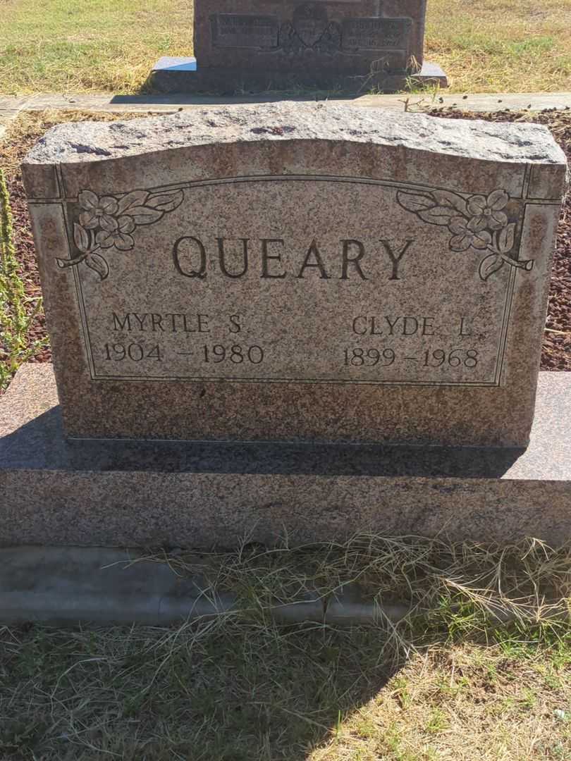 Myrtle S. Queary's grave. Photo 1