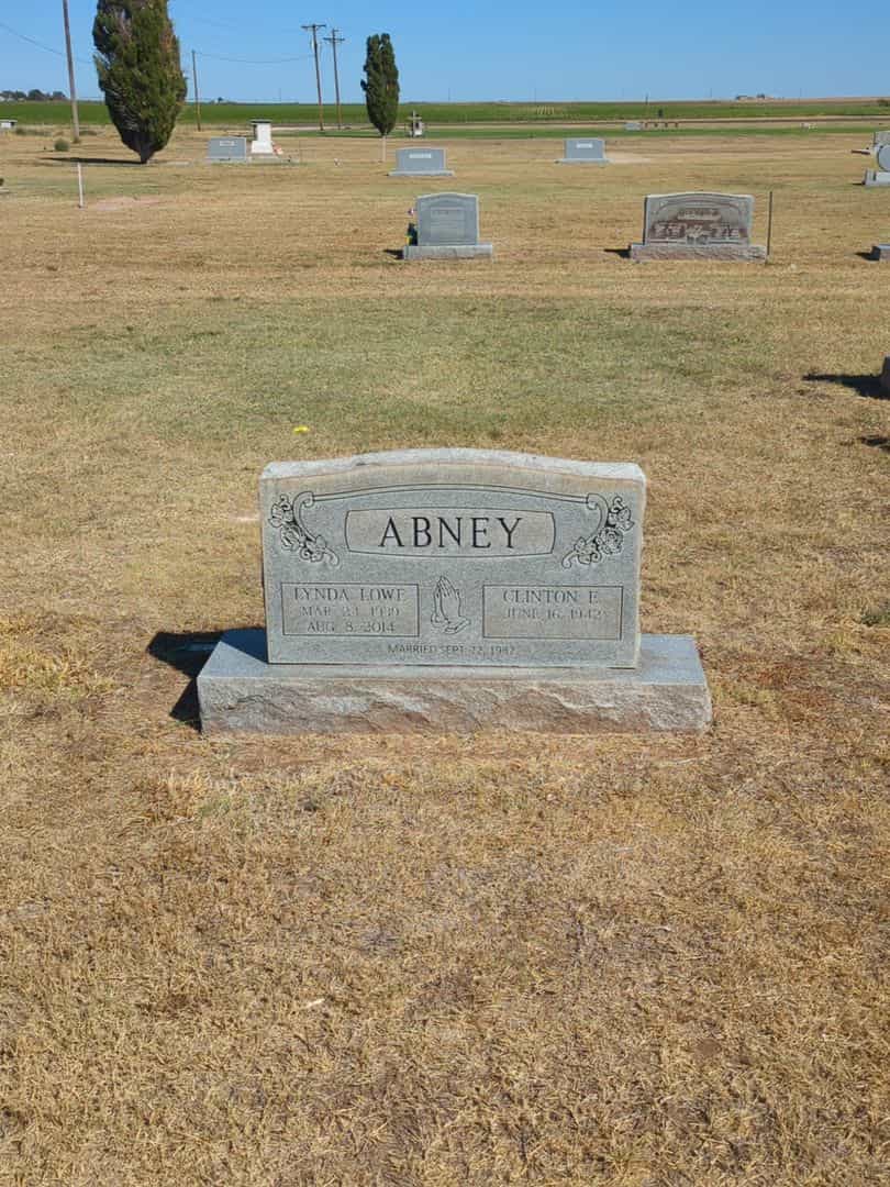 Clinton E. Abney's grave. Photo 2