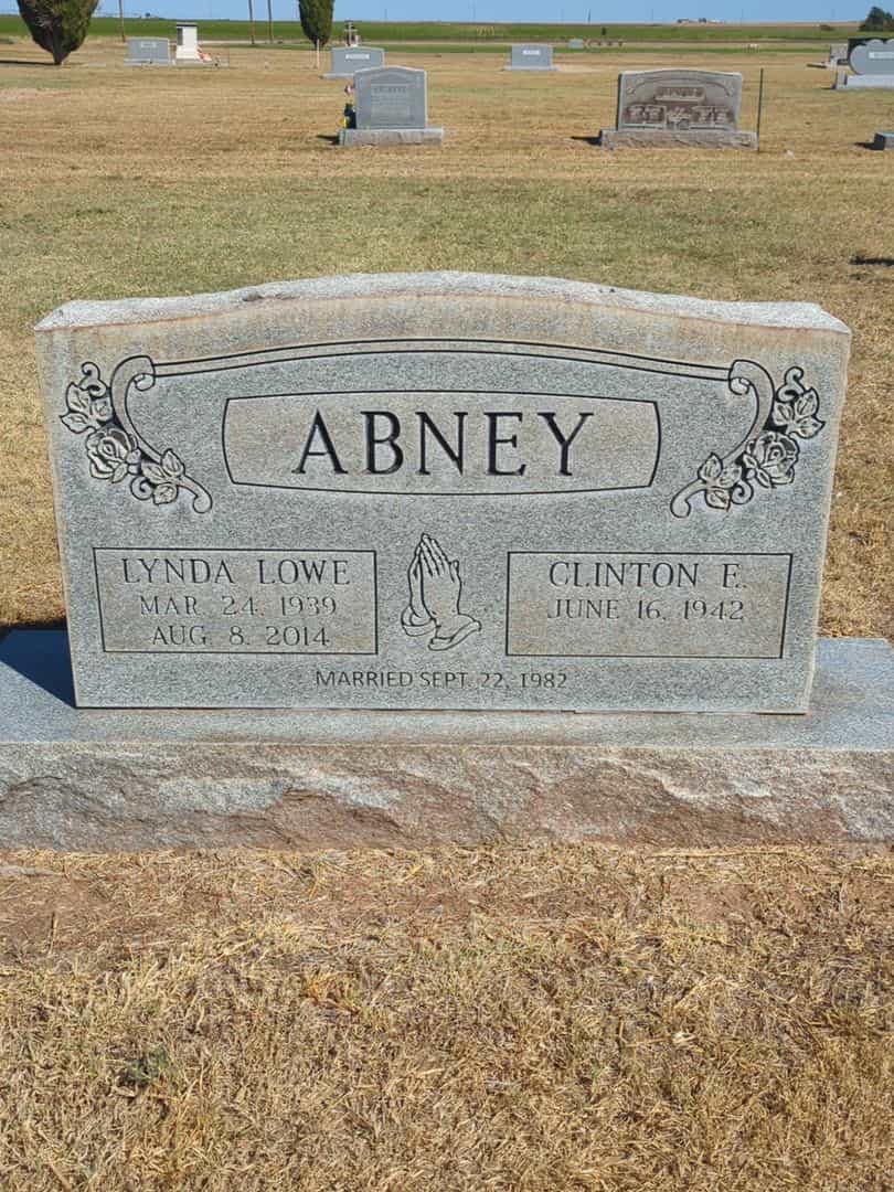 Clinton E. Abney's grave. Photo 1