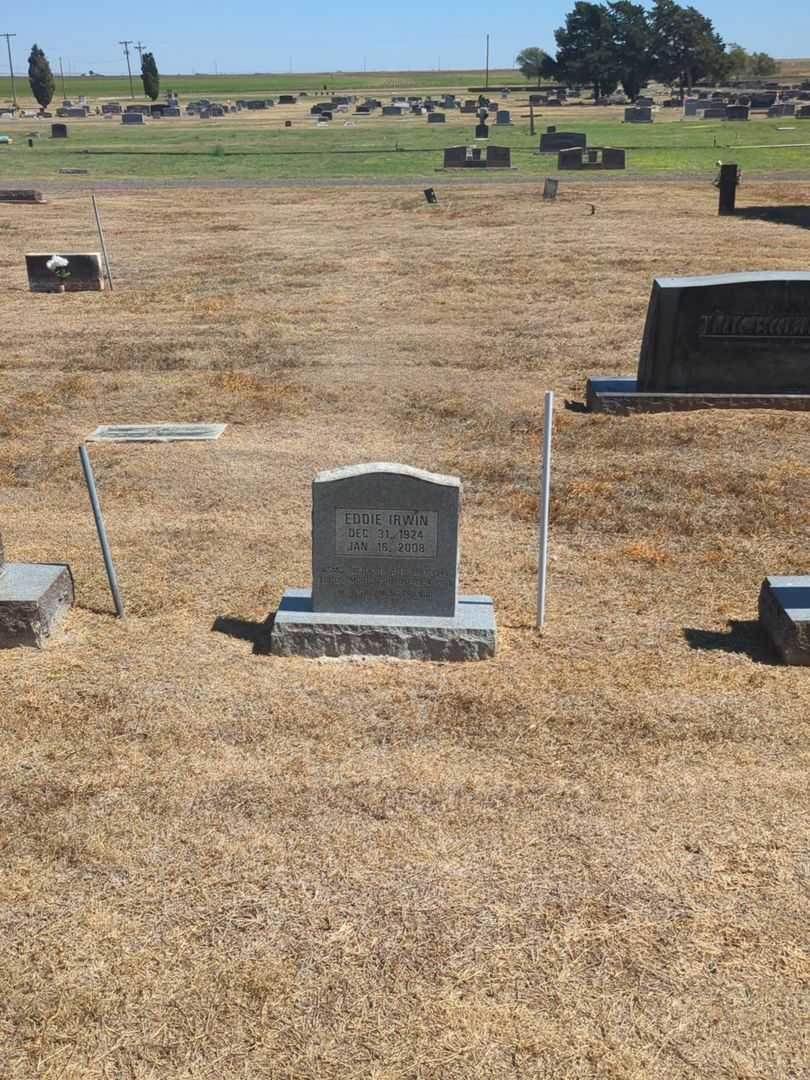 Eddie Irwin's grave. Photo 2