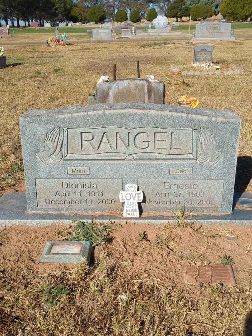 Ernesto Rangel's grave. Photo 1