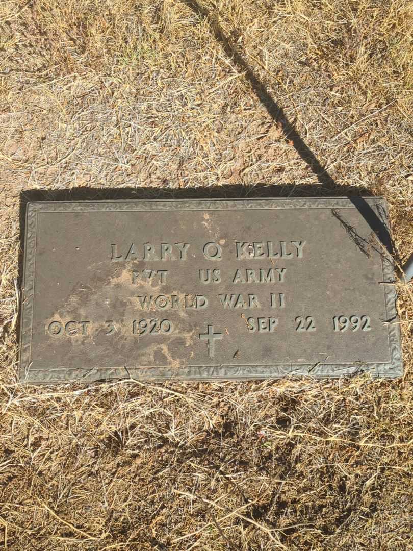 Larry Quenton Kelly's grave. Photo 2