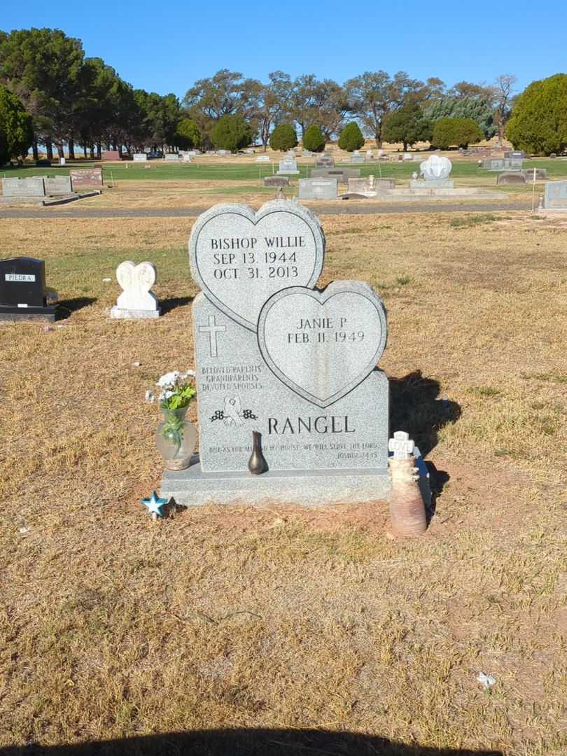 Bishop Willie Rangel's grave. Photo 2