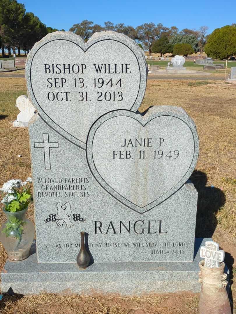 Bishop Willie Rangel's grave. Photo 1